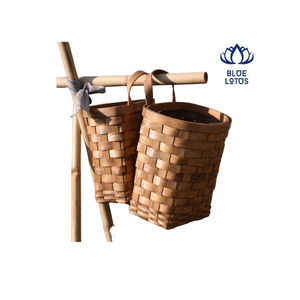 Panier mural en rotin du Vietnam - Product Image 1