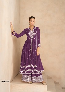 Dernier modèle de salwar kameez en rayonne lourde, imprimé numérique, style pakistanais, robe indienne/pakistanaise, modèle fantaisie FZO4, rayonne Malai - Product Image 3