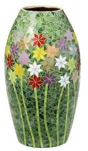 Mosaïque de verre Fer Design Mosaïque Décoration intérieure Pot de fleur Antique Pot de fleur Design mosaïque Pot de fleur - Product Image 3