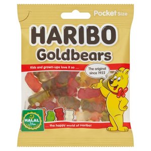 <strong>Haribo</strong> <strong>Halal</strong> Goldbears Sweets Bag 100g - Product Image 1