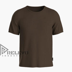 T-shirts à manches longues pour hommes en polyester/coton imprimés, coupe ample, tissu lourd (220g), respirant et anti-froissement - Product Image 4