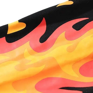 Personalizado de cintura alta Streetwear Jogging pierna ancha Mohair pantalones de chándal OEM Baggy Camo Jogger pantalones con cierre de cintura elástica - Product Image 6