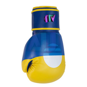 Nouveaux gants de boxe en cuir sur mesure, doigts entiers, évacuation de l'humidité, légers, respirants, fermeture à boucle et crochet, haute qualité - Product Image 6