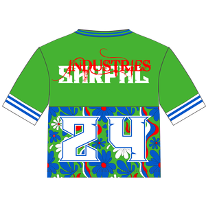 Jersey de malla atlética con cuello en V unisex, diseño de rendimiento cómodo, marca personalizada disponible, estilo deportivo bordado, patrón sólido - Product Image 5