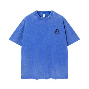 Camisetas ecológicas de algodón orgánico al por mayor Etiqueta Privada disponible bordado camiseta Logo camiseta personalizada - Product Image 5