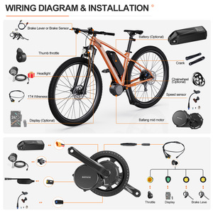 <span class=keywords><strong>Motor</strong></span> Eléctrico BAFANG BBS01 BBS02 36V 48V BBSHD 52V para <span class=keywords><strong>Bicicleta</strong></span> Eléctrica de Transmisión Media, 250w 350W 500w 750w 1000w, <span class=keywords><strong>Motor</strong></span> Bldc - Product Image 6