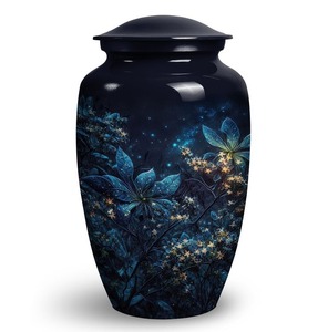 Urnes de crémation en aluminium durables et sophistiquées avec des motifs imprimés uniques parfaits pour honorer les souvenirs - Product Image 3