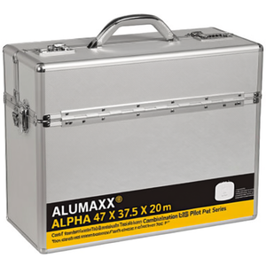 Maletín de Herramientas de Aluminio Plateado ALUMAXX ALPHA 47 x 37.5 x 20 cm con Cerradura de Combinación, Serie Pilot Case - Product Image 2
