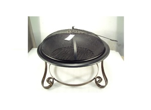 Bronze Color Best Quality Iron Fire Pit Outdoor Round Wood Burning for Outside Backyard Patio <b>Camping</b> Fire Pit for Garden Decor - Product Image 6