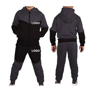 Ensemble de survêtement pour homme surdimensionné à capuche, sur mesure, de haute qualité, imprimé, anti-froissement, prix d'usine, OEM, produit en vente chaude - Product Image 4