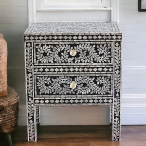 Venta al por mayor moderna madre de perla dormitorio cajón mesitas de noche en el dormitorio de lujo dormitorio conjunto de muebles de Vietnam - Product Image 5