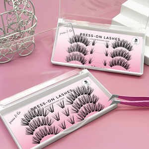 Bán buôn mi nối cụm tự làm không cần keo, tự dính, thủ công, đã cắt sẵn, nối sẵn, mi nối cụm - Product Image 4