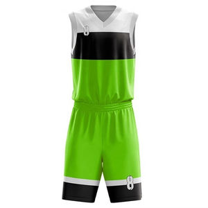 Uniformes de Baloncesto Personalizados de Alta Calidad, Transpirables, Talla Grande, para Hombre, Sin Mangas, Lisos, para Equipo - Product Image 2
