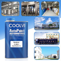 Peinture acrylique automobile C-300-1 Durcisseur pour couches transparentes Peinture plastique/bateau Haute concentration Pulvérisation
