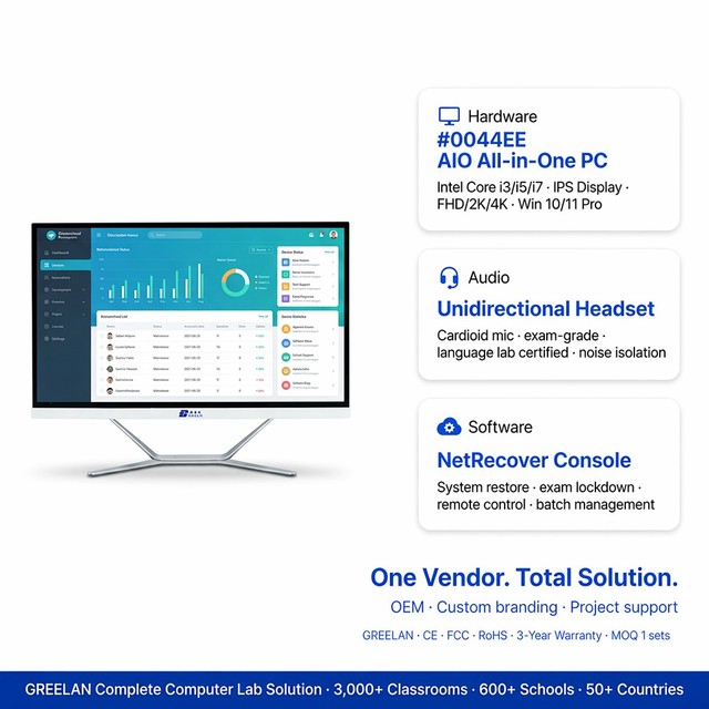 Wholesale OEM Core i7 All in One Desktop Computer Monoblock PC AIO Barebone With IT Management System Software for Reseller