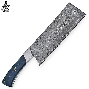 Handmade Custom High Quality Damascus Steel Cleaver <b>Kitchen</b> Chef <b>Knife</b> Razor <b>Sharp</b> Chinese Style Stainless Wood Handle Wholesale - Product Image 4