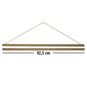 Pair of 92.5 cm MDF Natural Magnetic Poster Rail <b>Hooks</b> & Rails Product - Product Image 5