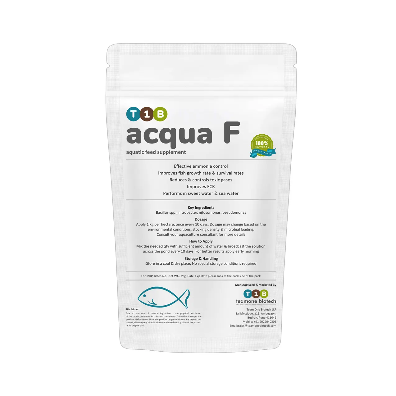 Good Quality Aquaculture Probiotics For Fish Farming Uses Probiotics with Top Quality Uses By Indian Exporters