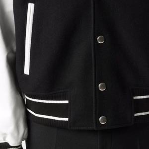 Fabricant OEM, vestes universitaires de haute qualité en tissu, logo personnalisé, design personnalisé, vente en gros, vestes universitaires brodées personnalisées - Product Image 5