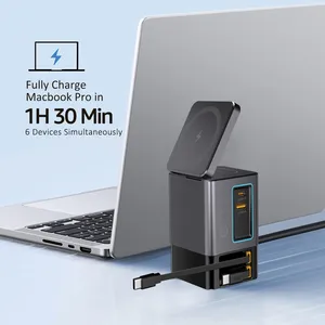 Caricabatterie GaN Sacremento Personalizzato da 105W, Power Bank Promozionale, Gadget - Product Image 5