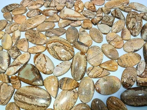 Image naturelle Jasper Cabochon Image en vrac Jaspe Gemstone Image Jasper pour la fabrication de bijoux Premium Lot - Product Image 4