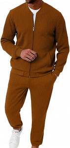 Survêtements pour hommes Full Zip Pullover et pantalons de survêtement baggy avec poches - Product Image 5