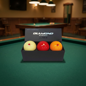 Bolas de Billar Diamond - Juego de 3 Cojines Carom Ultra-C de 61.5mm |   Balón Oficial de la PBA |   Hecho en Corea |   Resina Fenólica - Product Image 3