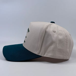 Gorra de Béisbol de 5 Paneles Personalizada Directo de Fábrica, Logotipo 3D en Relieve, Estilo Deportivo, Inspiración Étnica, Nueva Gorra de Hoja Moderna - Product Image 3