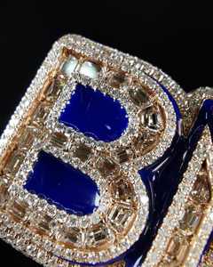 Collar de Lujo con Colgante de Letra Personalizado de Fábrica, Plata de Ley 925, Moissanita VVS, Corte Brillante, Certificado GRA, Estilo Hip Hop - Product Image 4