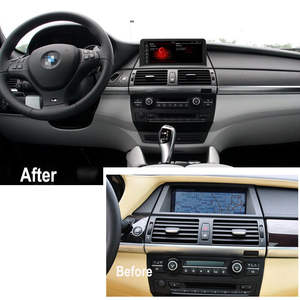 เครื่องเล่นดีวีดีในตัว10.25 "รถวิดีโอในตัว CarPlay เครื่องเล่นดีวีดี Android13หน้าจอสเตอริโอสำหรับ BMW X5 E70 X6 E71 2008-2013 CIC CCC - Product Image 4