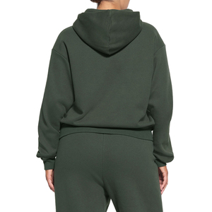 Sweats à capuche personnalisés de haute qualité 100% coton de luxe lourd couleur unie Streetwear pull sweats à capuche respirants surdimensionnés - Product Image 2
