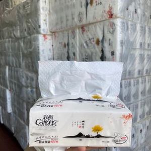 High Quality Square Bottom Bags Vietnam Supplier's Custom Strong PE Plastic Tissue <b>Paper</b> Packaging Durable Features - Product Image 1