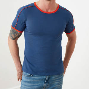 ผู้ชายขายส่งสบายๆผ้าฝ้าย100% เสื้อแขนสั้นผู้ชายเสื้อลำลองผู้ชายแฟชั่นเสื้อยืดสำหรับฤดูร้อน - Product Image 5