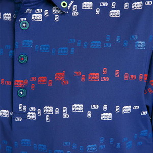 Camisa de golf para hombre de alta calidad al por mayor, diseño personalizado, solapa bordada, informal, elegante, patrón sólido, manga larga comprimida - Product Image 6