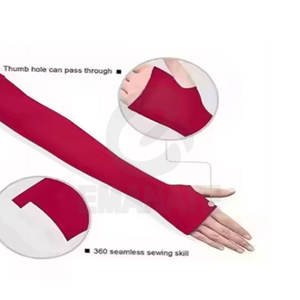 Fabricant pakistanais, approvisionnement direct d'usine, tissu 100% polyester, ensembles de manchons de sport respirants, écologiques, marque privée - Product Image 4