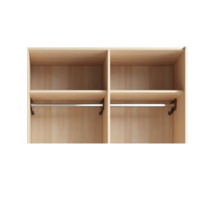 Armoire en bois à triple section Nordessa - Product Image 3