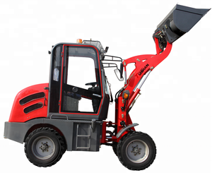 Mini-chargeuse compacte sur pneus avec cabine, moteur diesel 75 kW, 4x4, godet pour travaux agricoles et de chantier - Product Image 4