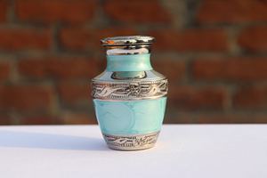 Premium Quality Aluminum Cremation <b>Urn</b> for <b>PET</b> and Adult Use Handmade 100% Metal Eco-Friendly & Durable Ash Storage - Product Image 6