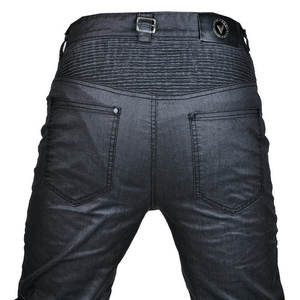 Customized Brand Logo Ribbed Design Motorbike Kevlar Jeans for Approved Cargo Pants for men - Product Image 3