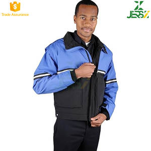 Chaqueta de seguridad para todo tipo de clima para hombre, impermeable de dos tonos de alta visibilidad con forro extraíble transpirable, ropa de trabajo - Product Image 5