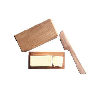 Caja de mantequilla de madera de la mejor calidad, caja de mantequilla rectangular grande personalizada, caja de soporte de mantequilla de madera ecológica - Product Image 1