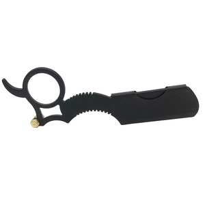 มีดโกนหนวดแบบตรงคุณภาพพรีเมียมสำหรับผู้ชาย ยี่ห้อ Best Black Barber  ใช้งานง่าย ตัดได้คมชัด  สำหรับการดูแลส่วนบุคคล - Product Image 2