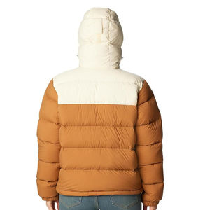 Wholesale Custom Premium Solid Color Waterproof Breathable Canvas Knitted <b>Polyester</b> <b>Filling</b> Plus Size Winter Puffer Jacket - Product Image 3