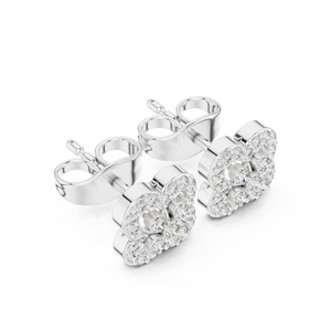 Pendientes de aro de diamante de moissanita de plata de ley 925 para mujer, pendientes de regalo de compromiso, joyería para mujer - Product Image 3