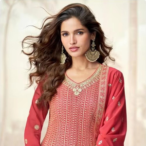 AASHIRWAD Vrai Salwar Kameez indien formel réversible à coupe ample pour toutes les saisons, collection JASMINE pour femmes - Vente en gros en ligne - Product Image 2