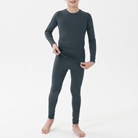 Collants de Compression de Fitness à manches longues pour jeunes costumes ensemble d'entraînement de gymnastique active 2 pièces chemise de Compression de Yoga de marque privée