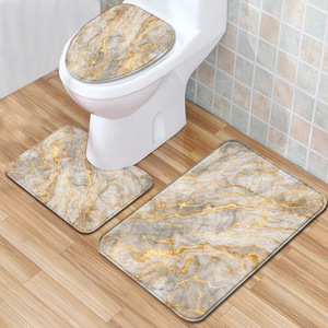 Custom Printed Bath <b>Mat</b> <b>Bathroom</b> Rug <b>Set</b> for <b>Bathroom</b> Non-Slip Shower Curtain Bath <b>Mat</b> - Product Image 3