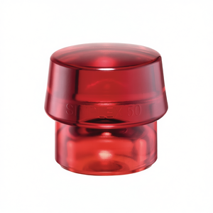 Marteau à percussion SIMPLEX à tête souple avec manche en plastique rouge dur HALDER de 60 mm - Product Image 3