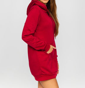 100% coton lourd à capuche col personnalisé imprimé hiver automne surdimensionné unisexe sweats à capuche femmes conçu sweats à capuche imprimés - Product Image 3