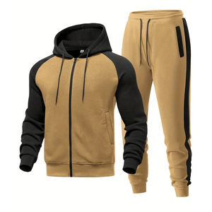 Ropa deportiva informal para hombre, conjunto de dos piezas, gimnasio al aire libre, entrenamiento físico, ropa para correr, fabricación de otoño, chándal deportivo - Product Image 2